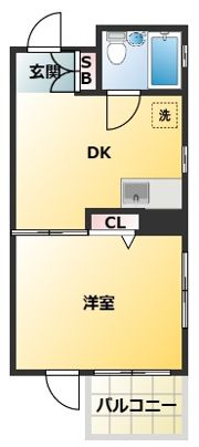 ヘリオス378立川の間取り画像