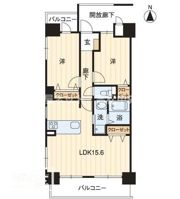 アルファライフ栗林駅北の間取り画像