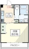 メゾンベルフラワーの間取り画像