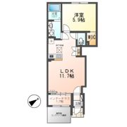 （仮称）千葉市若葉区小倉町新築アパートの間取り画像