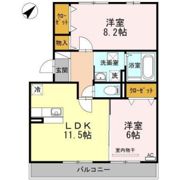 シャン・ヴィラージュの間取り画像