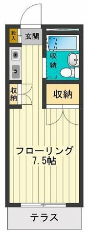 ドミール萩山の間取り画像