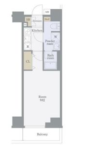 レガリス錦糸町の間取り画像