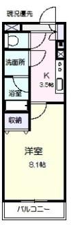 大正町ブレインの間取り画像