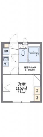 レオパレスフービエールの間取り画像