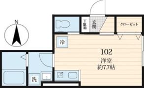 イーストコートの間取り画像