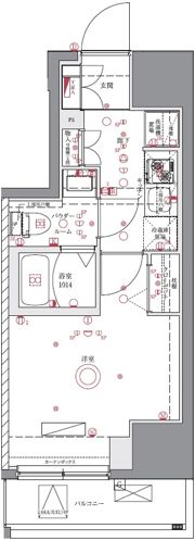 ユリカロゼAZ亀有North Towerの間取り画像