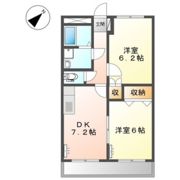 サンパティークSの間取り画像