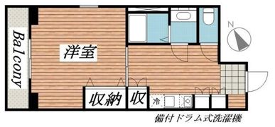 メゾン・ド・ヴィレ恵比寿の間取り画像
