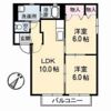 フレベールメゾン B棟の間取り画像