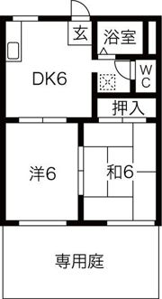 エルフレンテ見付A棟の間取り画像