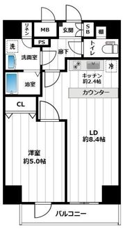 イアース三ノ輪の間取り画像