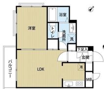 ラカータ川越の間取り画像