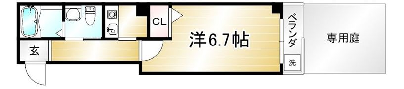グランドファースト鞍馬口の間取り画像