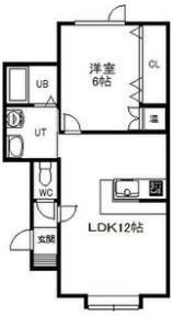 ヴィレッジコートKの間取り画像