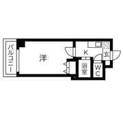 YAHATA西長堀の間取り画像