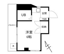 山陽ハイツ 201号室の間取り画像