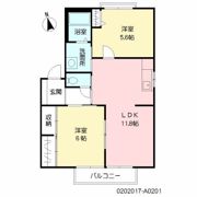 プレステージ大貞Aの間取り画像
