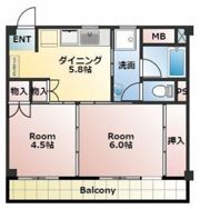 パークヒルズ緑町の間取り画像