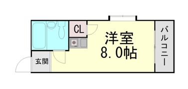 ラルーチェ上野通の間取り画像