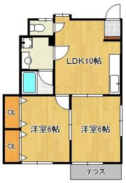 ハイビスIの間取り画像