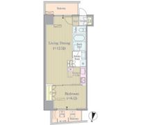 リンデンコート市ヶ谷の間取り画像