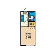 サンハイム妻田の間取り画像