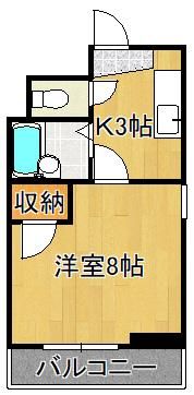 アンデックス折尾の間取り画像