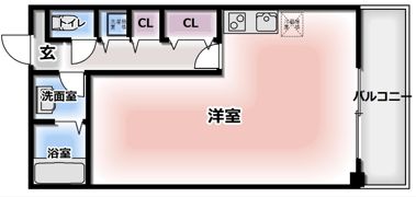 梅田東ユーリプラザの間取り画像