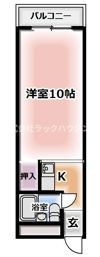 まるきハイツ大利の間取り画像