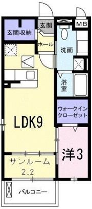 メゾン・ド・ソレイユの間取り画像