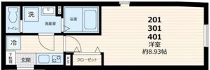GATE Residence Mitakaの間取り画像