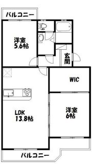 マンションアカンサスIの間取り画像