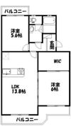 マンションアカンサスIの間取り画像