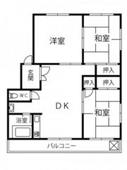 コーポ三宅の間取り画像