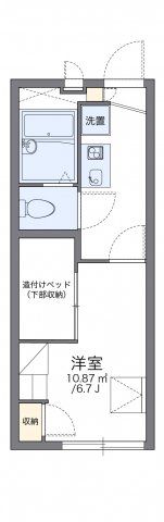 レオパレスさきの間取り画像