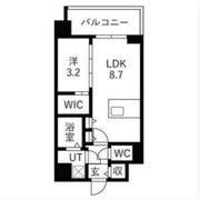エスリードレジデンス梅田クラスシティの間取り画像