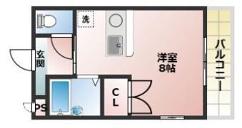 マンション白﨑の間取り画像