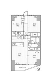 ディームス方南町の間取り画像