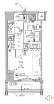 クレヴィスタ亀戸Ⅲの間取り画像