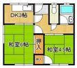 畑間アパートの間取り画像