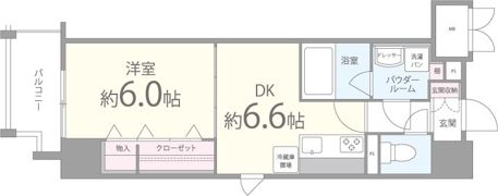 BROU上町台の間取り画像