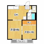 グリーンコーポB棟の間取り画像