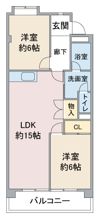レジデンス明日香の間取り画像