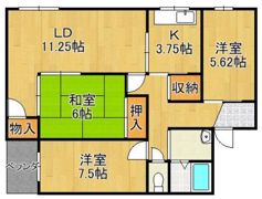 サーフサイドビル到津の間取り画像