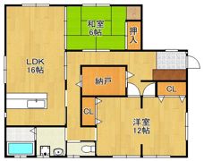 沢見一丁目戸建の間取り画像