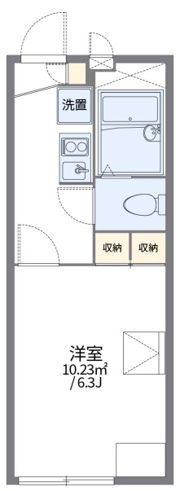 レオパレス長左衛門Ⅱの間取り画像