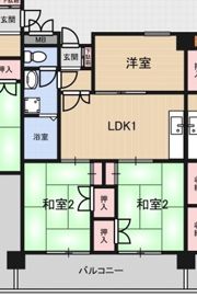 第2ユーロハイツ東豊中の間取り画像