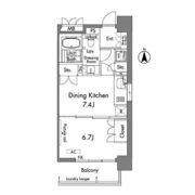 エステマール芝公園の間取り画像