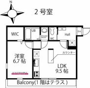 ハーミットクラブハウストゥギャザーソフィア横浜三ツ境駅前の間取り画像